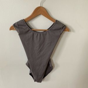 Grey leotard